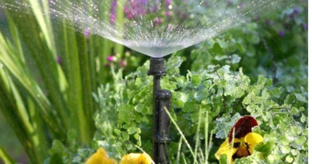 what is spray irrigation