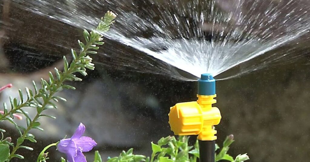what is spray irrigation