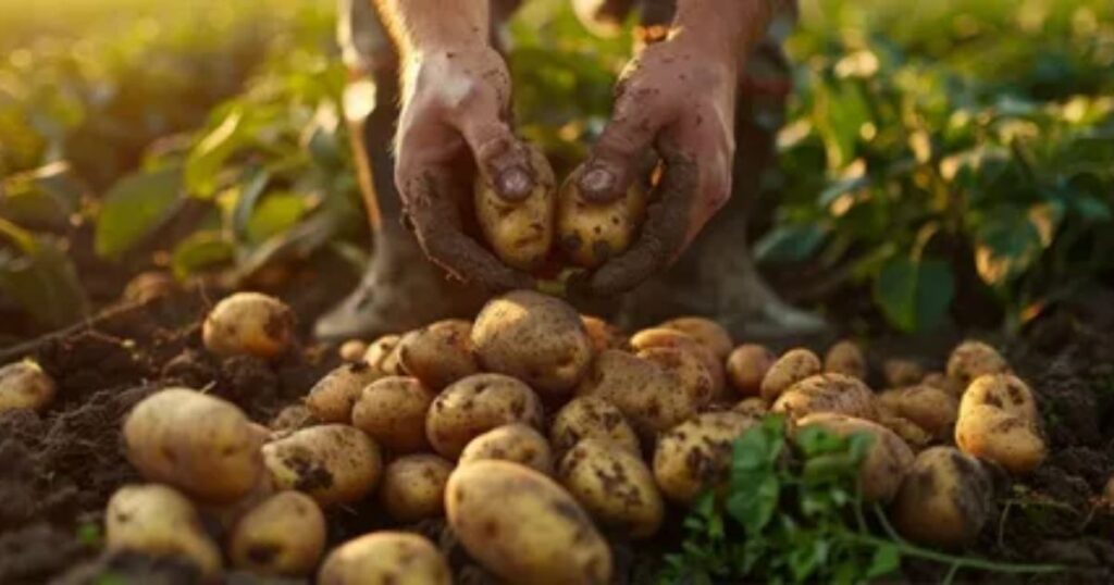 how often to water potatoes