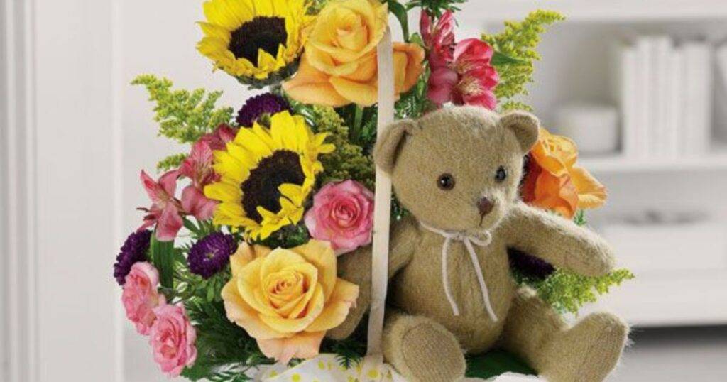 Teddy Bear Sunflowers in Floral Arrangements