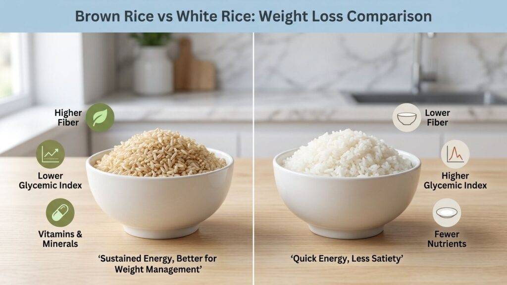 Sweet Rice Vs White Rice Brown Rice vs White Rice: Which Is Better for Weight Loss ...