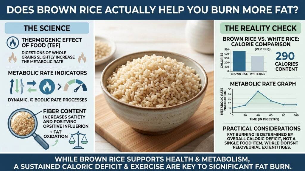 Does Brown Rice Actually Help You Burn More Fat