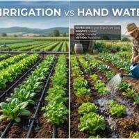 Drip Irrigation vs Hand Watering